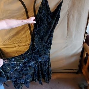 Newport Spaghetti strap long evening dress